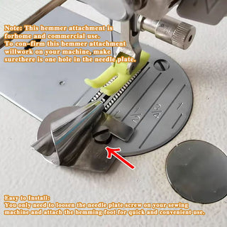 Precision Edge Stitcher-Rolled Hemmer Foot Marnetic
