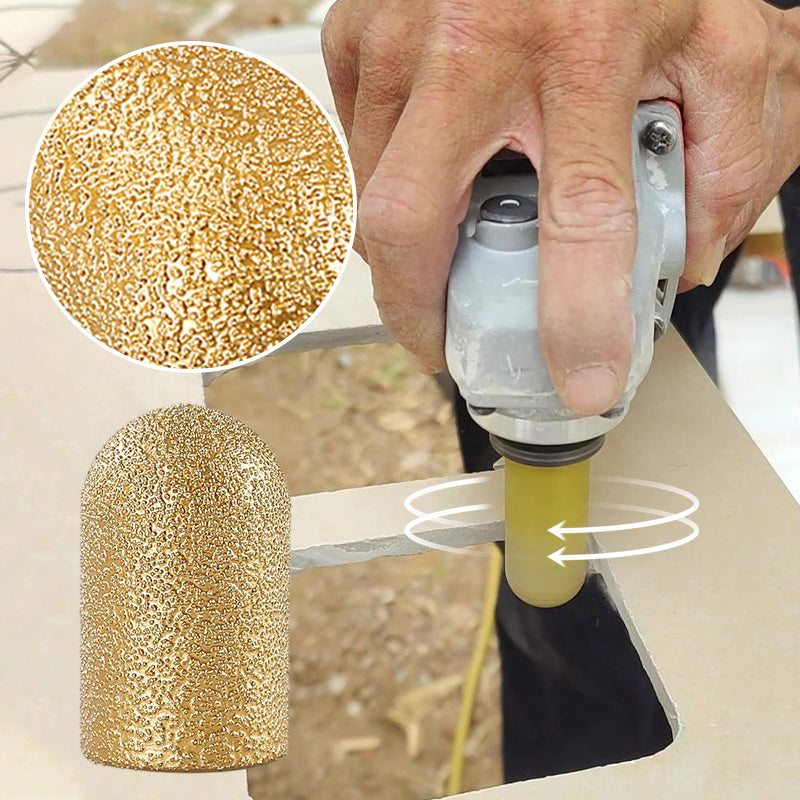 GrindForce – Vacuum Brazed Round Grinding Head Abrasive