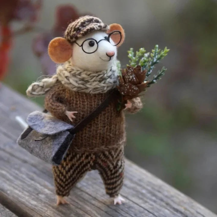 WhiskerWool - Needle Felted Mouse