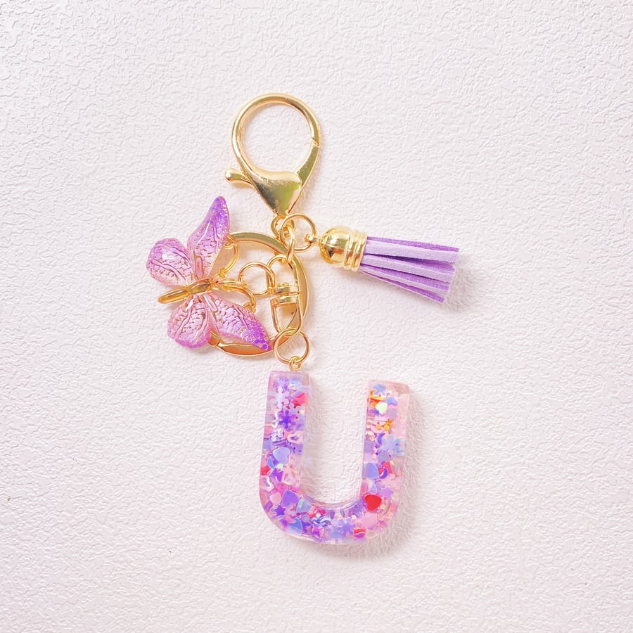 CharmKey – Personalized Initial Letter Keychain