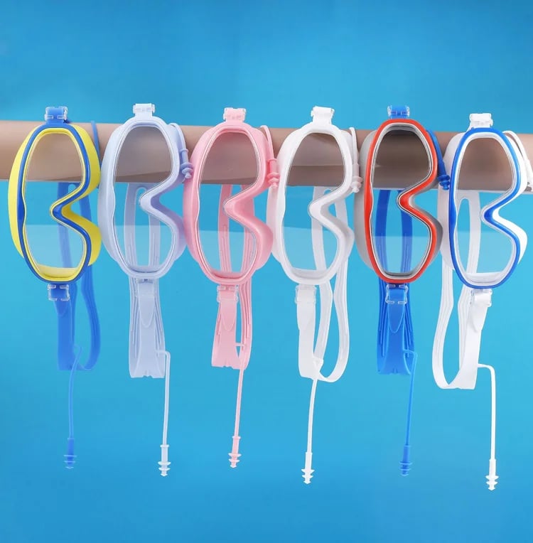 AquaView | Wide-Lens Waterproof Swim Goggles