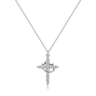 RoyalFaith – Crown Cross Pendant Necklace