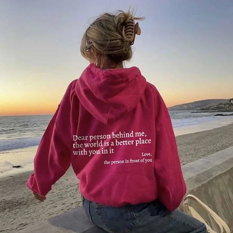 BackTalk – ‘Dear Person Behind Me’ Sweatshirt