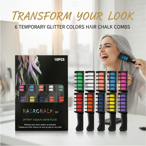 🔥Last Day Promotion 49% OFF - Hair Dye Comb🌈10 PCS