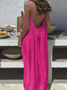 CalmMuse – Breathable Cami Lounge Dress