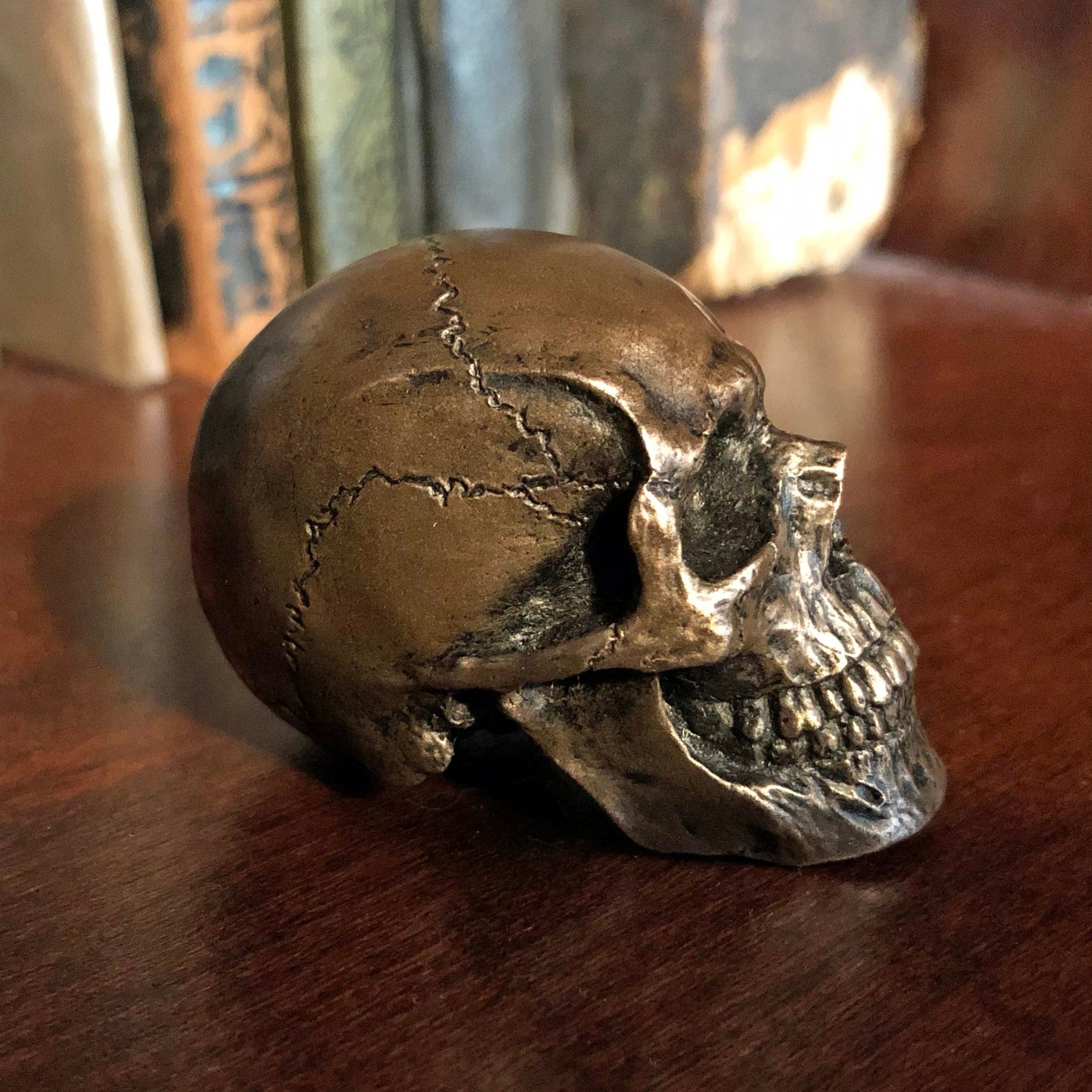 BoneCraft - Bronze Skull Knobs