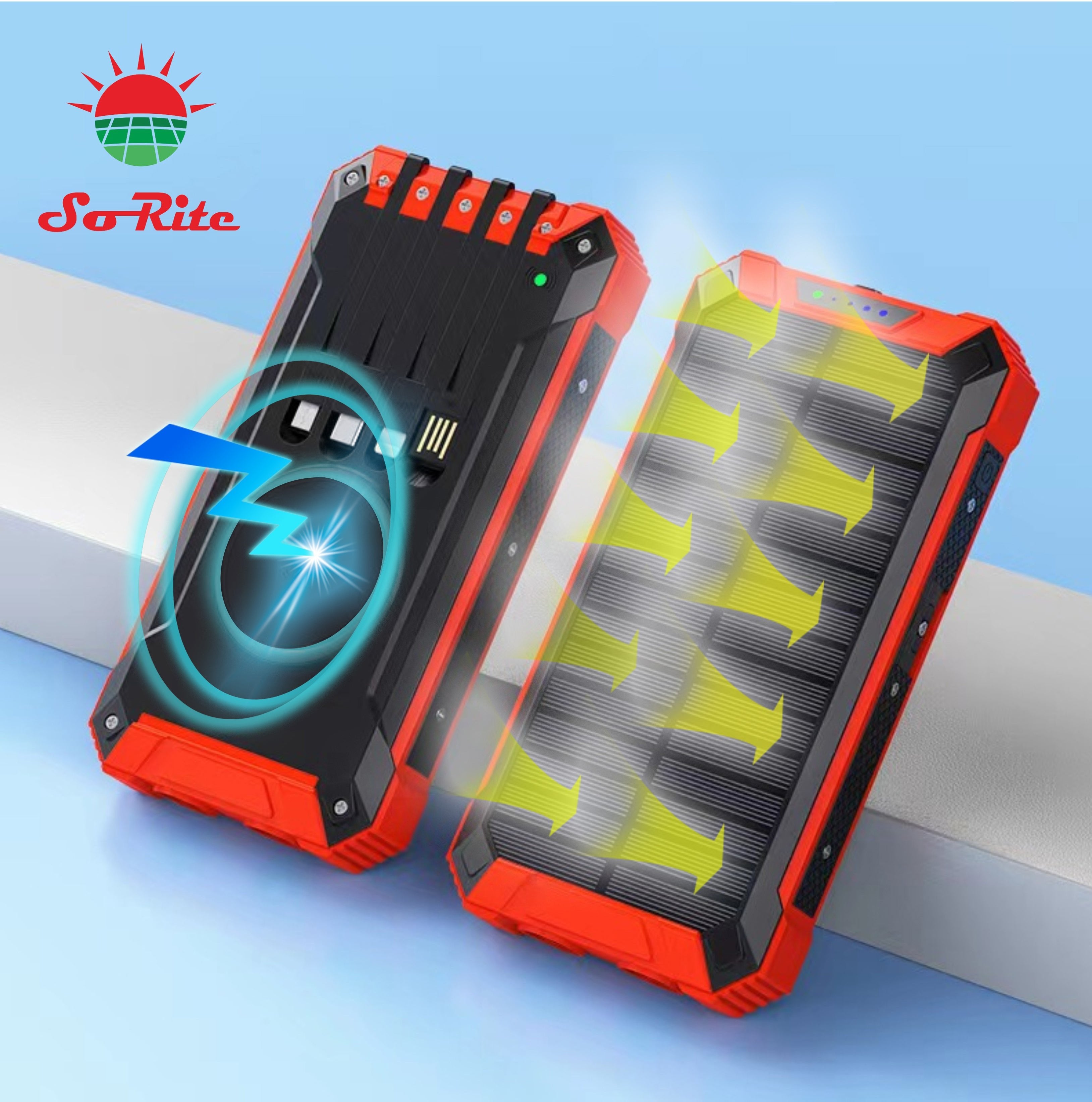 SolarCharge – Wireless Solar Power Bank