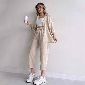 FlowWear - Minimalist Two-Piece Street Set