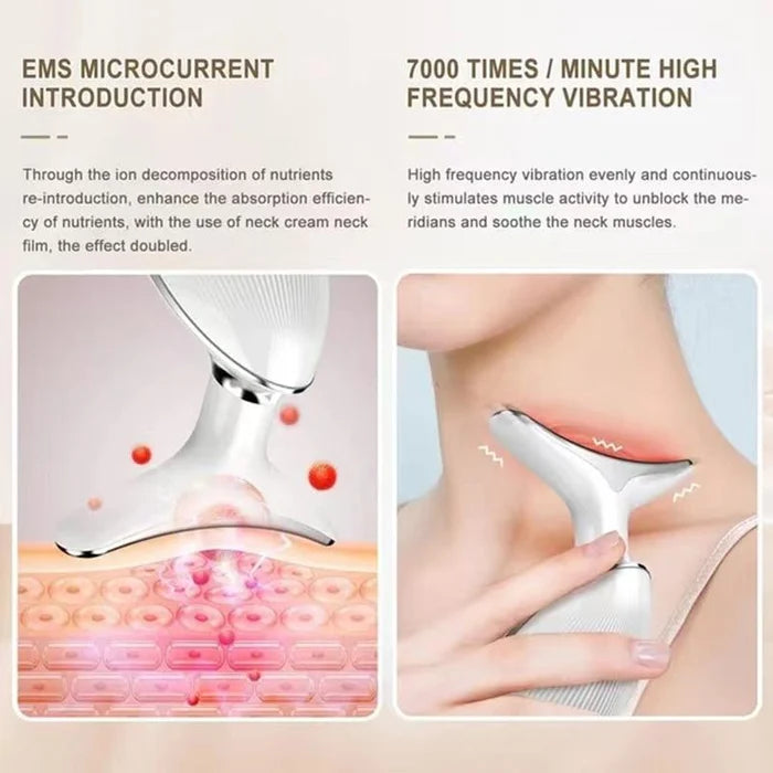 Tri-Mode Lifting And Firming Facial Massage Device marnetic