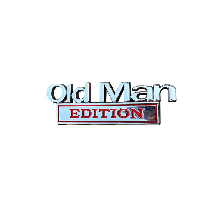 IronLegacy – Old Man Edition Car Emblem