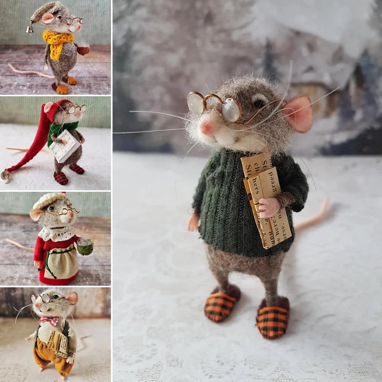 WhiskerWool - Needle Felted Mouse