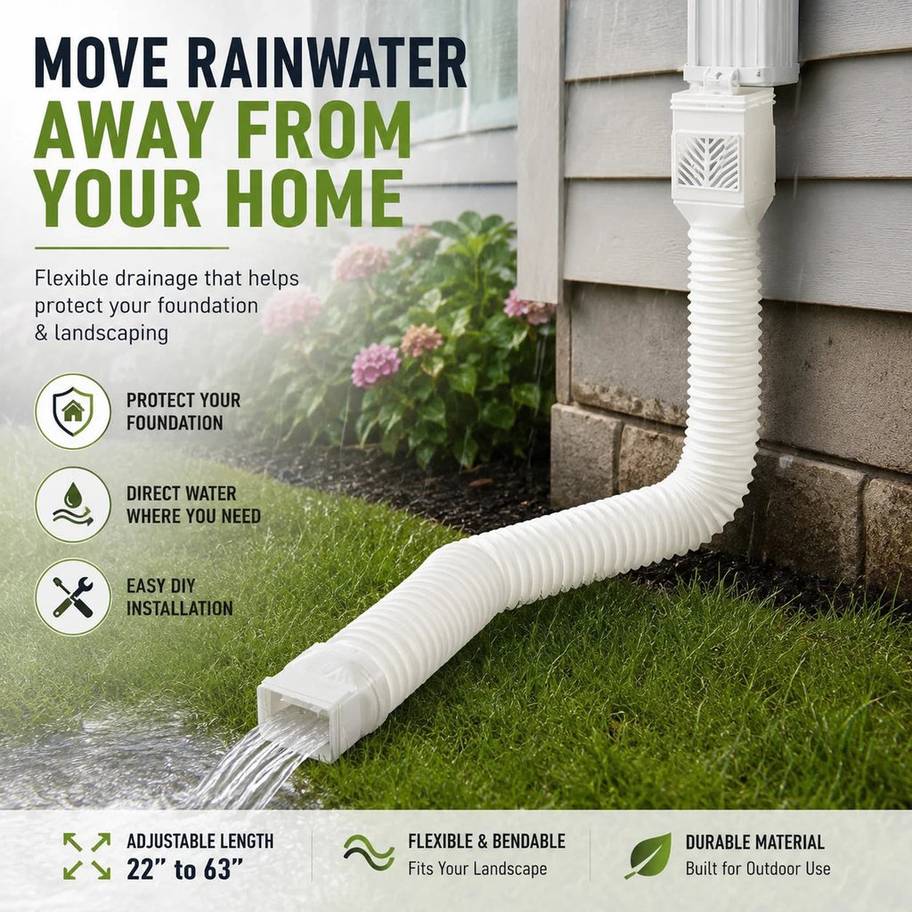 RainGuard – Flexible Downspout Extension Kit