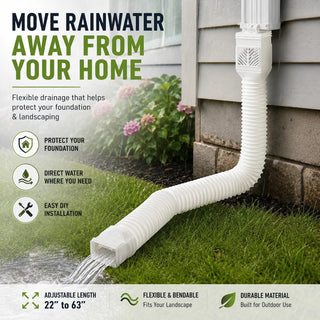RainGuard – Flexible Downspout Extension Kit
