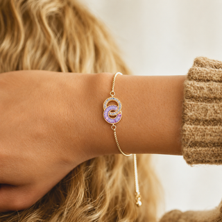 ForeverBond – Custom Two Stone Family Memory Bracelet