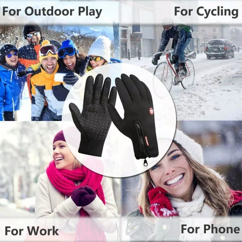 HeatLock - Waterproof & Windproof Winter Gloves