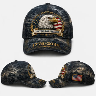 FreedomEagle – 250 Years Patriotic Heritage Cap