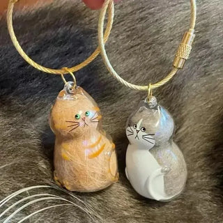 MemoryPaw – Pet Hair Memorial Capsule Keychain