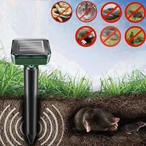EcoVibe – Ultrasonic Pest Repeller for Lawns and Gardens