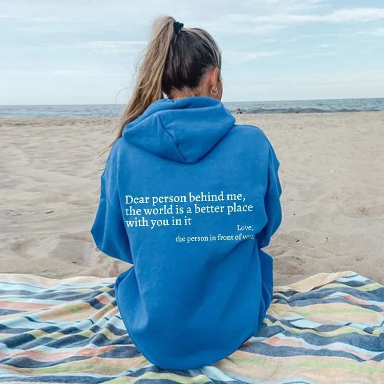 BackTalk - Inspirational Message Sweatshirt