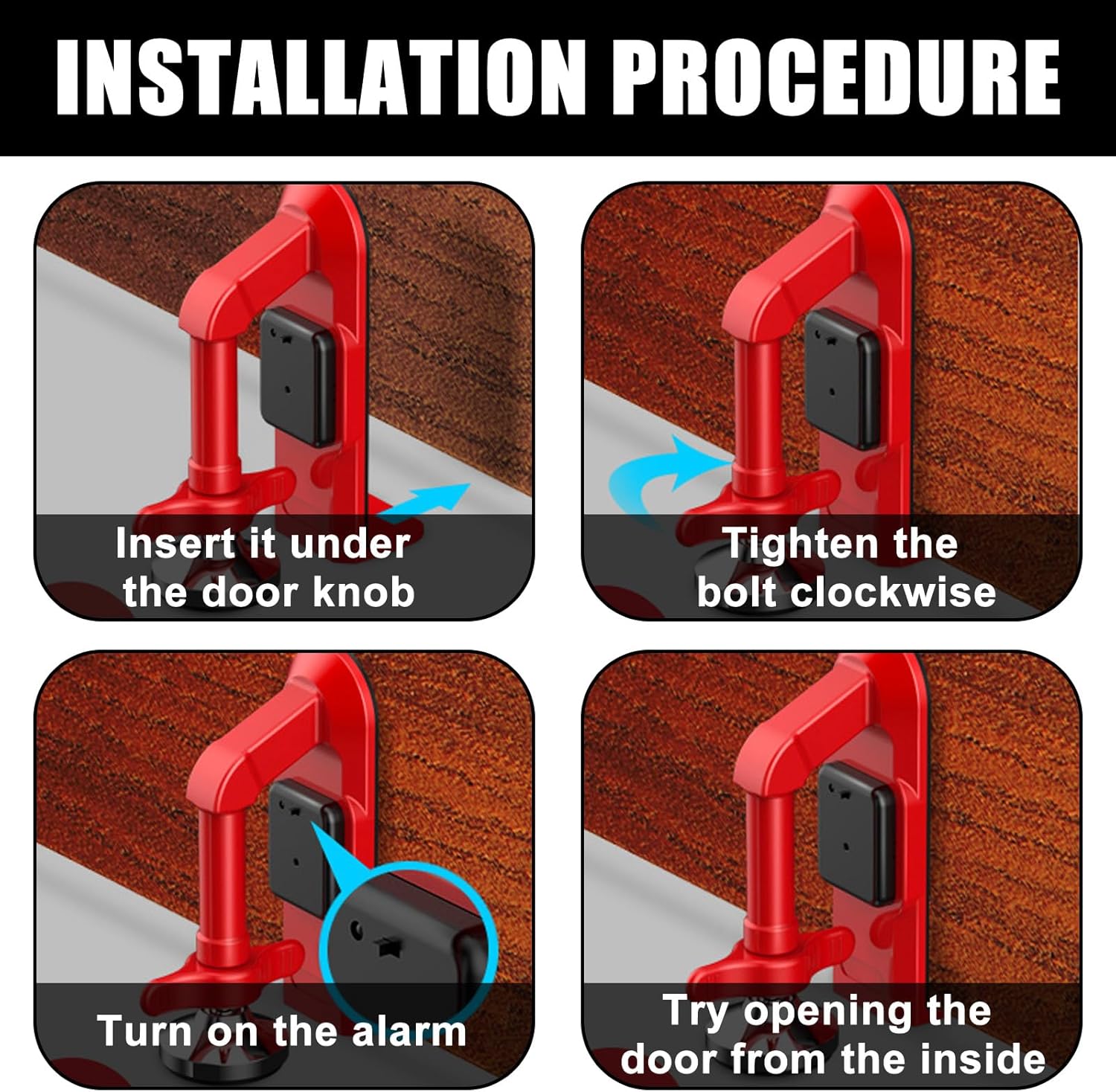 PortaLock -  Compact Portable Door Lock