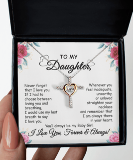 FaithGlow – Dancing Cross Necklace