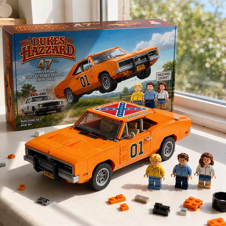 MetalForge– Vintage Muscle Car Building Block Set