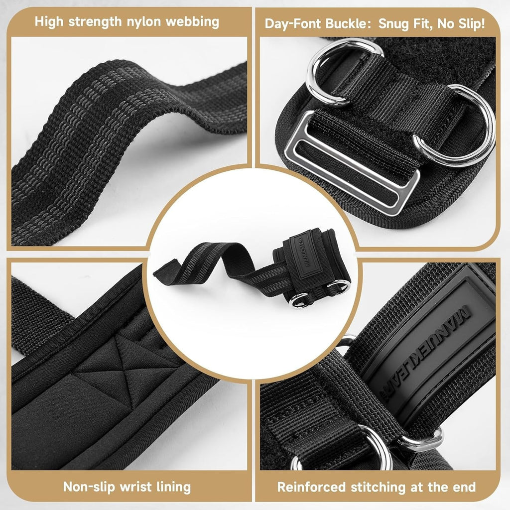 GripCore – Premium 2-in-1 Weight Lifting Wrist Straps