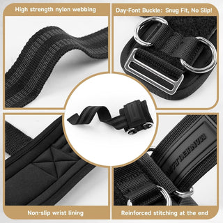GripCore – Premium 2-in-1 Weight Lifting Wrist Straps