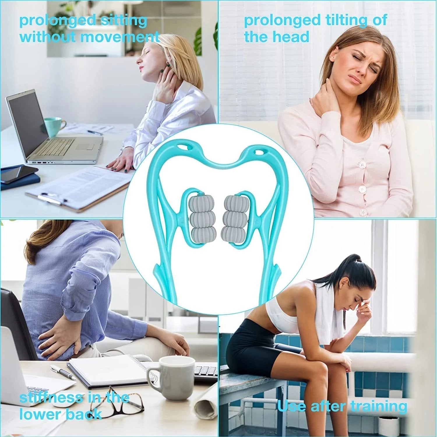 NeckEase Relaxation Roller marnetic