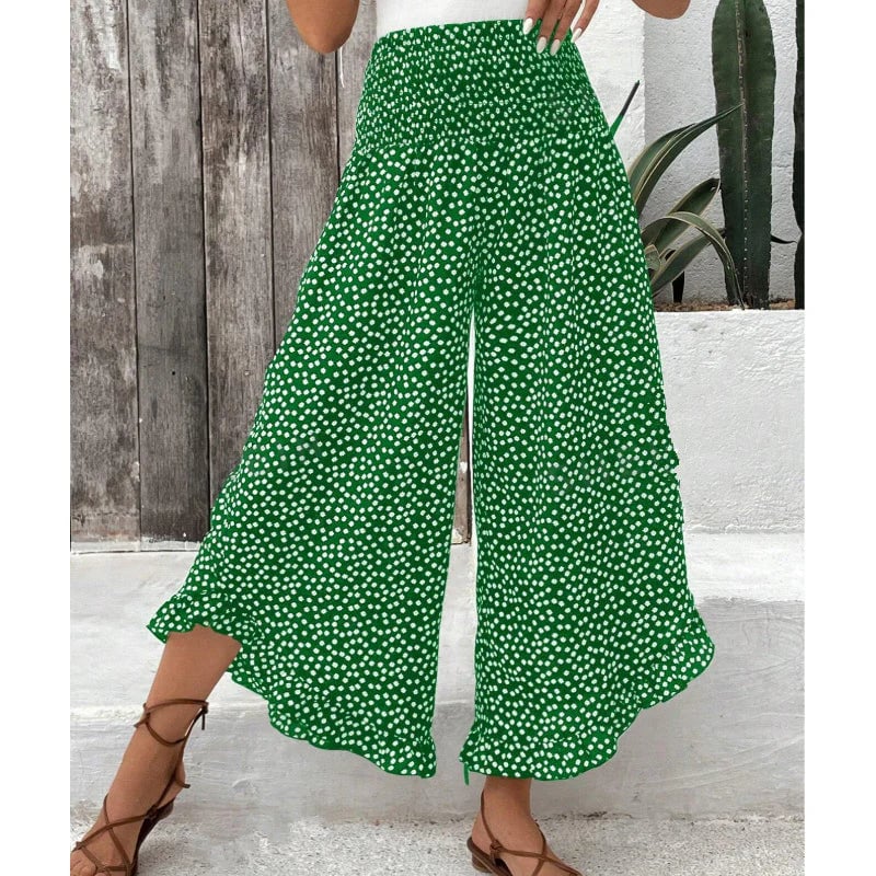 👖Women's Flowy High Waist Wide-Leg Pants – Slimming, Comfy & Chic🌺