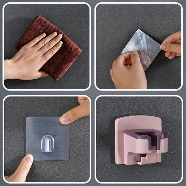 AirGrip | Wall Mounted Hair Dryer Holder