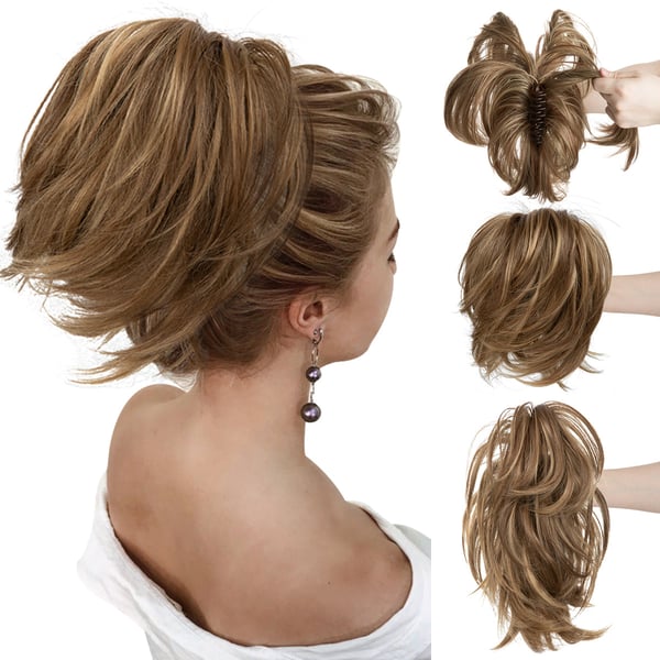 SilkSnap – Lightweight Synthetic Claw Clip for Chic Hairstyles