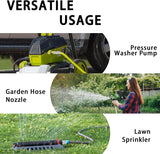 AquaLatch - Heavy-Duty Stainless Steel Garden Hose Connect Set