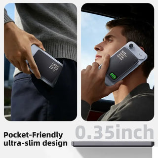 SnapVolt – 15W Ultra-Slim Magnetic Wireless Power Bank