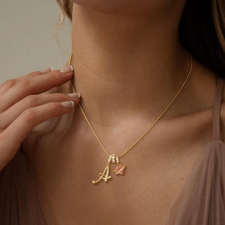 InitialGlow – Personalized Letter Necklace