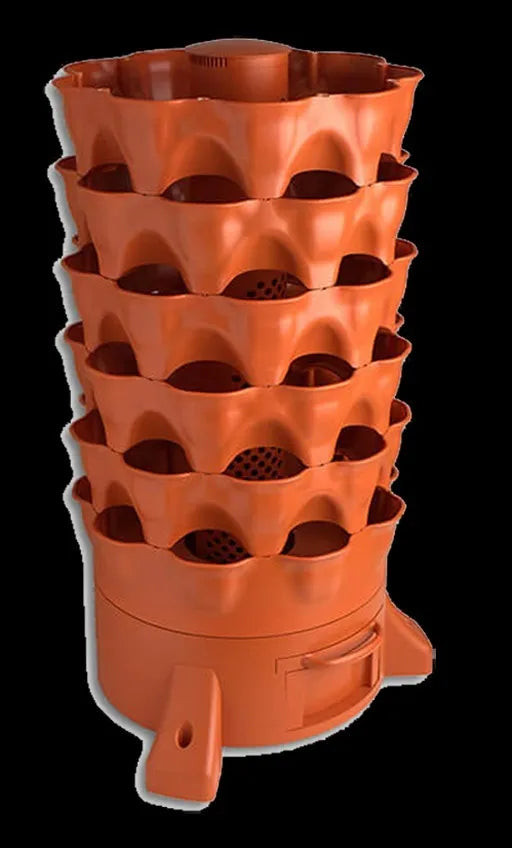 GrowSpin – Rotatable Garden Tower for Vertical Planting