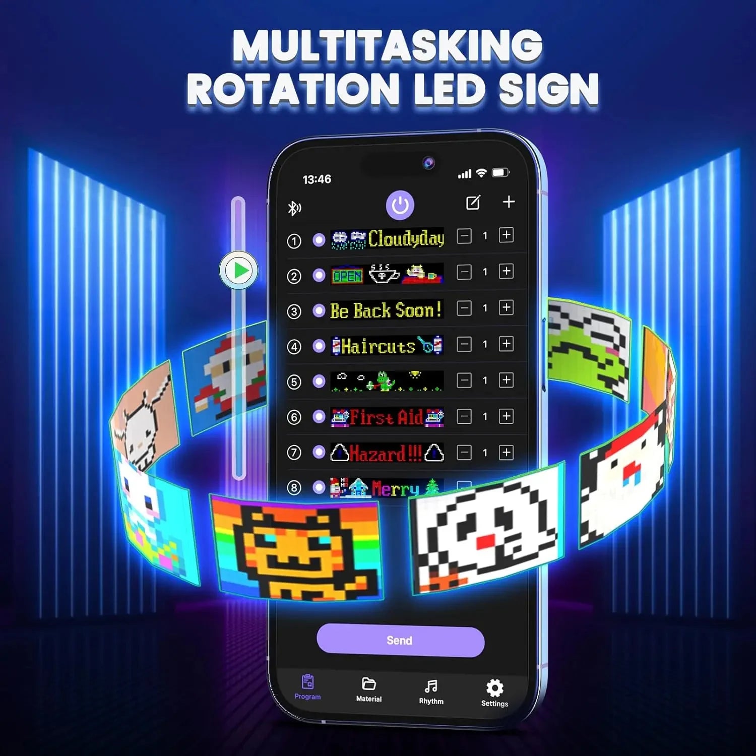 Nano Glow Bluetooth LED Screen Display