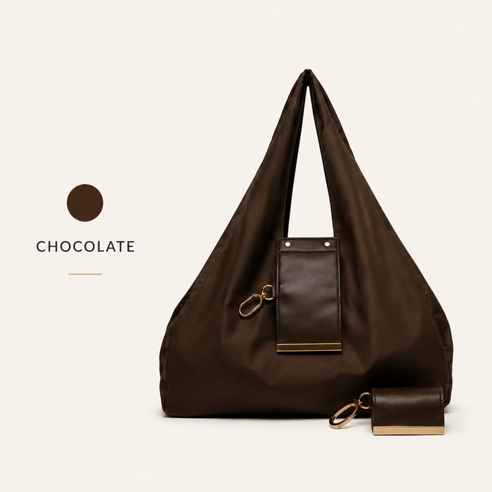 LuxeFold – Stylish 2-in-1 Convertible Carry Bag