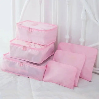 LAST DAY HOT SALE 38% OFF - 6 pieces portable luggage packing cubes marnetic
