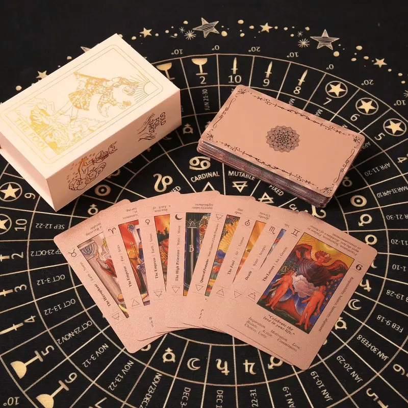 OracleGleam - Luxury Tarot Deck for Beginners & Pros