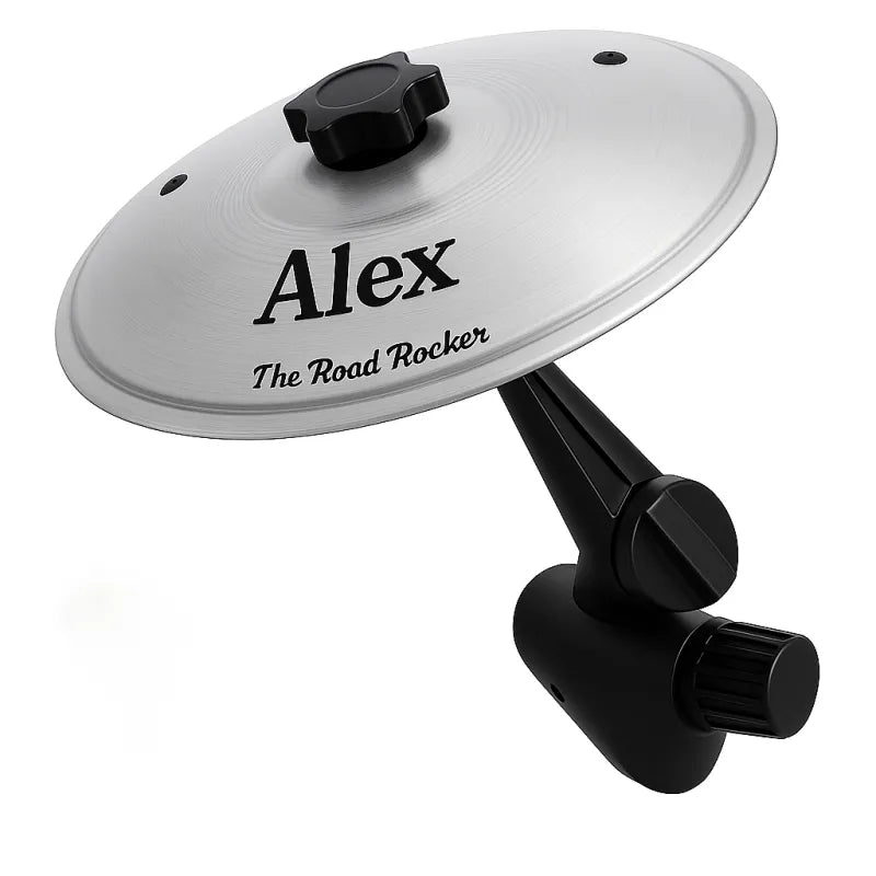 RhythmRide – Mini Cymbal Car Clip