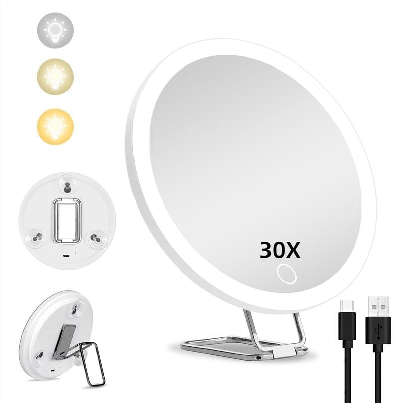GlamView - Portable Rechargeable Makeup Mirror