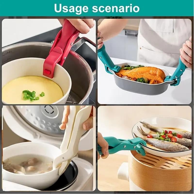 GrabEase - Anti-Scald Bowl Lifter Set (2PCS)