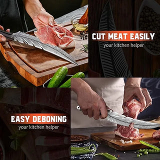 SwiftCut - Artisan Feather Boning Knife