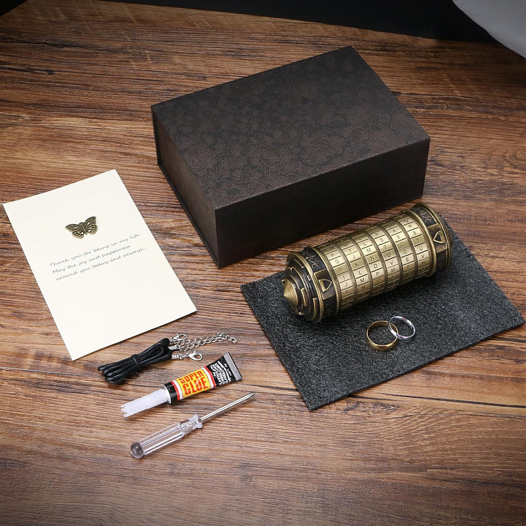 CodeHeart – Mini Cryptex Secret Lock Gift