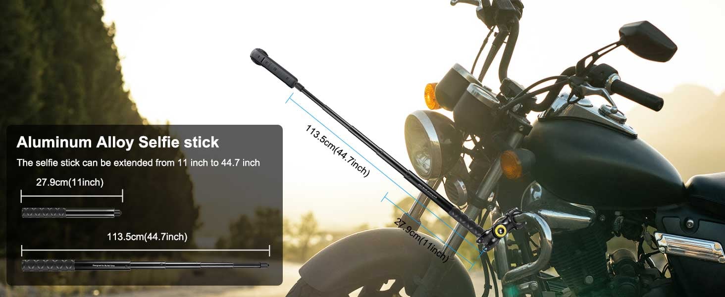 RideVision – Extendable Action Camera Selfie Stick