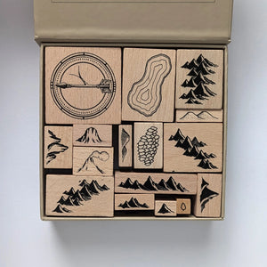 MapCraft – Handmade Map Making Stamp Kit