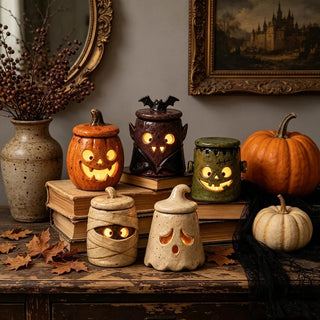 GlowGuard – Handcrafted Artisan Monster Tea Light Holder