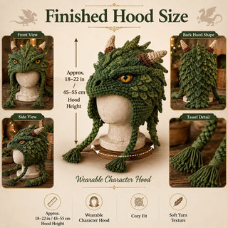 MystiKnit – Fantasy Hood Hat Crochet Kit