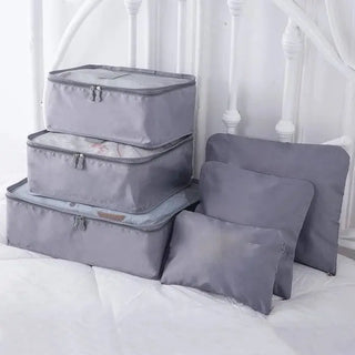 LAST DAY HOT SALE 38% OFF - 6 pieces portable luggage packing cubes marnetic